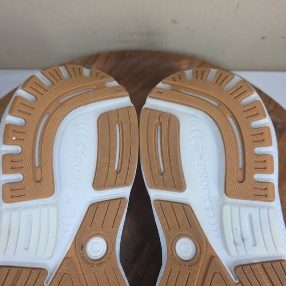 Brooks Ghost 16 White Estate Blue Womens Gray Size 8.5 Running Shoes 1204071B175 - Picture 10 of 13